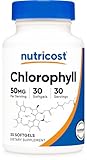 Nutricost Chlorophyll (50mg) 30 Softgels - Gluten-Free