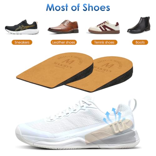 Image of Adjustable Orthopedic Heel Lift for Leg Length Discrepancies and Heel Pain,Sports Injuries,and Achilles tendonitis,Height Increase Insoles