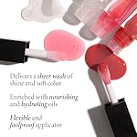 LAURA GELLER NEW YORK Fine Shine Glossy Lip Oil, Rose Garden - Hydrating Squalane - Pink Lip Gloss - Image 2