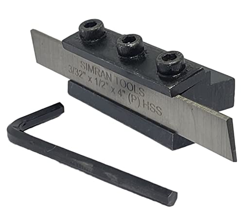 Image of PARTING TOOL CUT OFF HOLDER 10 MM Shank With HSS Blade 3 /32 inch X 1 /2 inch X 4 inch | Precision Tool | Steel Product | Rust Free | Included Parting Blade