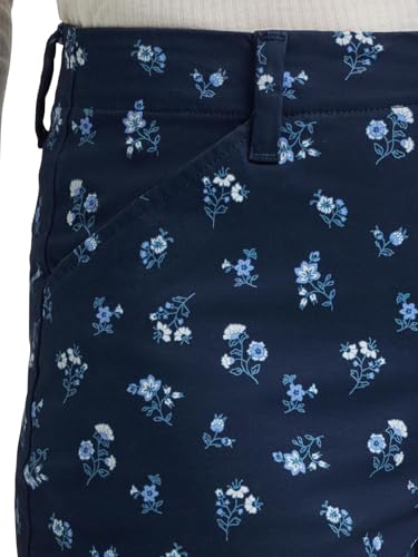 Lee Women's Legendary Chino Pant, Mood Indigo Floral, 8 Short - image 3