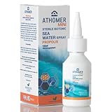 All Natural Meerwasser Nasenspray mit PROPOLIS - für Erkältungskrankheiten, verstopfte Nase & Hayfever, Heals Minor Nasen Verletzungen. Nicht Allergische, Geeignet für Erwachsene (35 ml)