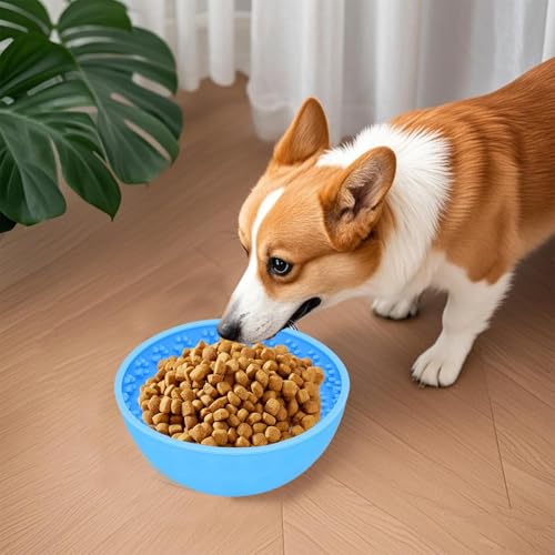 Lamber lamber de alimentador lento de cachorro, tigela de cachorro com alimentador lento | Almofada