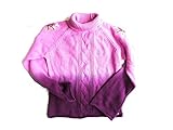  Pampolina Mädchen Strickpullover/Pulli, Altrosa-lila 61018 gr.122