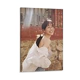 汎用 8田中美奈实女優のセクシーな油絵ポスター キャンバスアートポスターとウォールアートピクチャープリント モダンファミリーベッドルーム装飾フレームスタイル 12x18インチ(30x45cm)