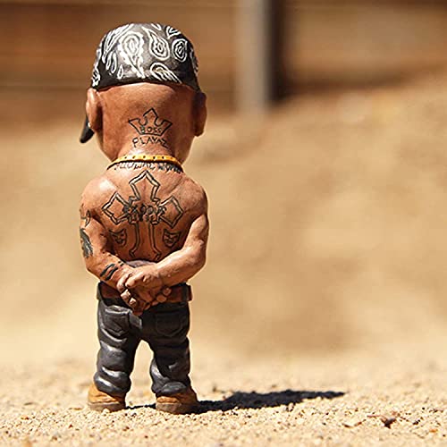Estatua decorativa Snoop Dogg en resina 3.94 pulg de alto miniatura 6