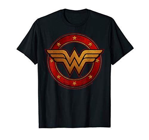 DC Fandome Wonder Woman Metal Logo T-Shirt