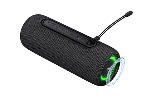 Fisher Portable Bluetooth Speaker IPX5 Waterproof Speaker, 14W PEAK Power