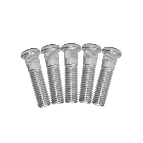 Mysttoo 5PCS M12x1.5 Wheel Studs Lug Stud Bolt Compatible with 1998-2024 Hyundai Sonata Elantra Tucson Santa Fe Accent Genesis Azera Kia Forte Optima Sportage Soul 610-568 51752-07000