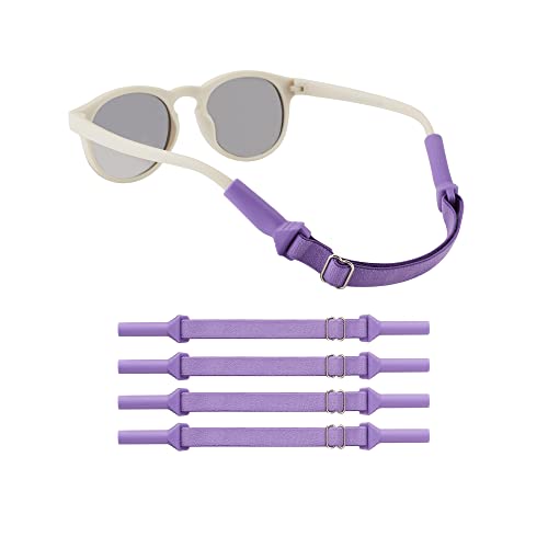 Lvvfit Adjustable Baby Glasses Straps (4-Pack)