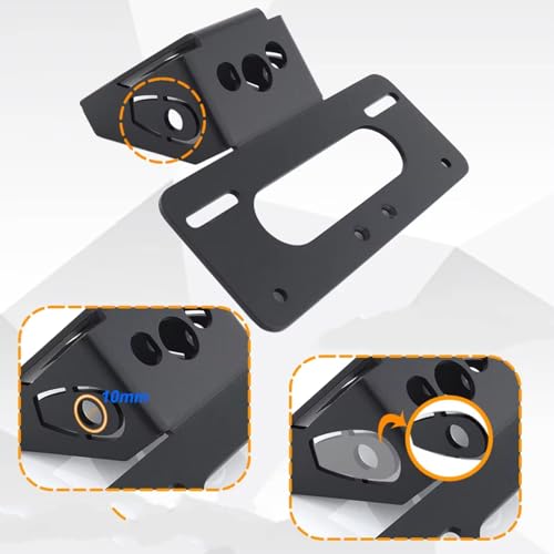 Support de plaque Z650 arriere moto bien range - 6
