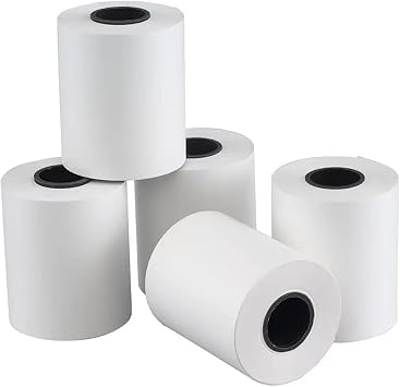 12 Rolls Blank ECG Thermal Paper 50mm x 20 meters Fit for Most Vital Signs Monitor, fit for Mindray Beneheart D2, D3, D5, D6 defibrillator monitor, Fits for GE B850 / B650 / B450 Patient monitoring