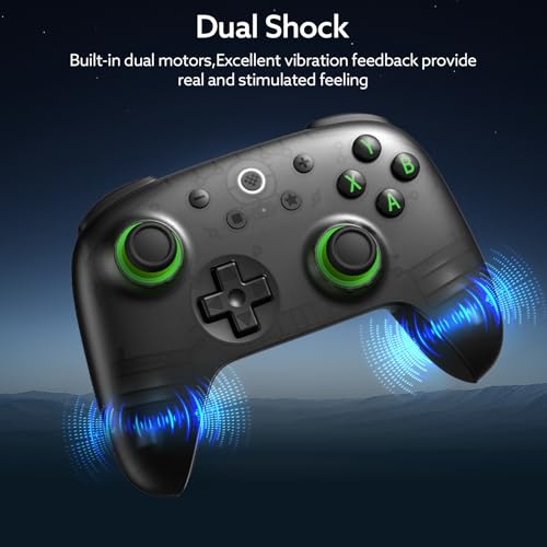 Image of 8Bitdo Ultimate 2C Wireless Controller for Windows PC and Android, with 1000 Hz Polling Rate, Hall Effect Joysticks and Triggers, and Remappable L4 /R4 Bumpers (Transparent Black)