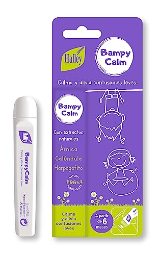 HALLEY - BampyCalm | Alivia el Dolor Tras Golpes y Contusiones Leves con Nuestro Roll-On | de 12 ml | para Niños de a Partir de 6 Meses y Adultos | Ideal para Añadir en tu Kit de Primeros Auxilios