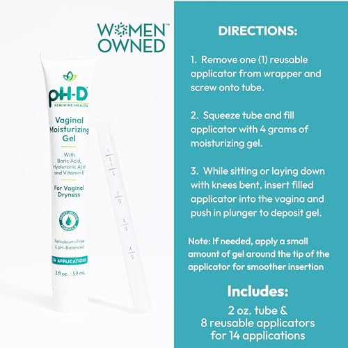 image for pH-D Feminine Health Support Boric Acid Moisturizing Vaginal Gel with 