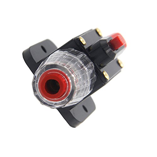 Image of ZOOKOTO 12V-24V DC 100A Car Audio Inline Circuit Breaker Reset Fuse Holders Inverter for Stereo Switch System Protection 100 Amp