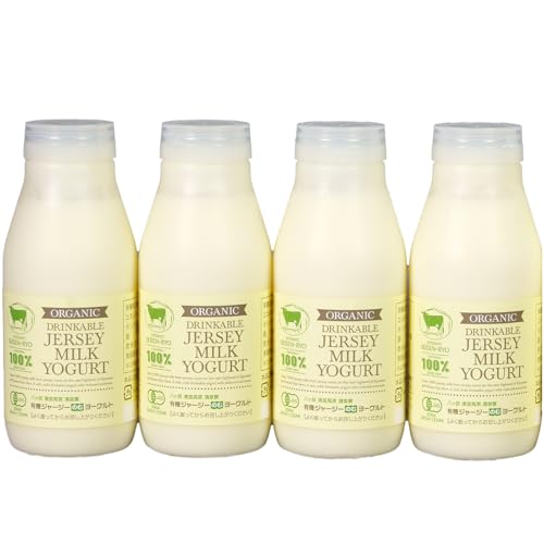 有機ジャージー牛乳でつくる飲むヨーグルト 250g×4本