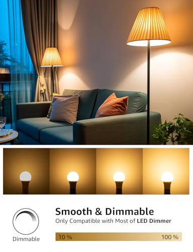 Lepro Dimmable Bayonet Light Bulb, 60W Equivalent, Warm White 2700K, 7W 800 Lumen Light Bulbs Bayonet, BC A60 GLS Energy Saving B22 LED Bulb, Pack of 6 - Image 2