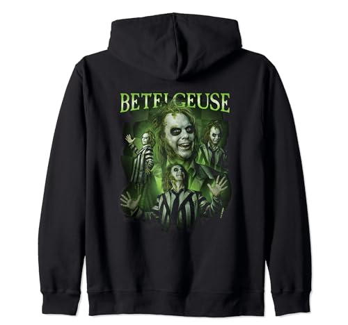 Image of Beetlejuice Beeletjuice Homage Zip Hoodie