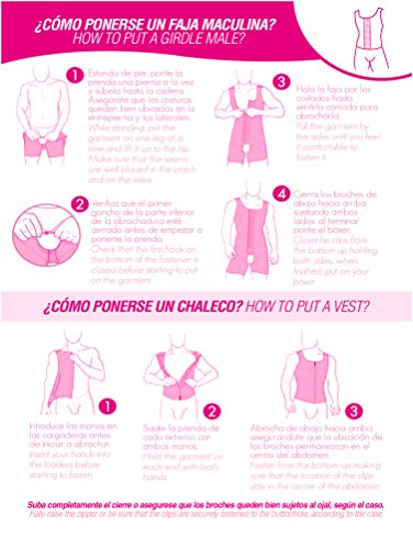 M&D 0061 Full Body Colombian Girdles for Men | Faja Colombiana para Hombre3