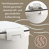 GarPet 2er Set Futtertonne Luftdicht mit Deckel Futtertonne Pferd Hund Hundefutter Aufbewahrung Hundefutter Box Trockenfutter Aufbewahrung Futterbox 54 L