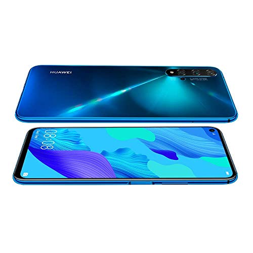 Huawei Nova 5T (128Gb, 8Gb) 6.26" Lcd, Kirin 980, 48Mp Quad Camera | Gsm Unlocked (Not For Cdma) | (Renewed) (Crush Blue) #TOP3