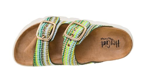 Image of Corkys Footwear Hey Girl Womens 1 inch Rumor Has It Platform Sandals, Featuring Two Adjustable Buckles, A soft Footbed, And A Lug Outsole, Perfect For Summer