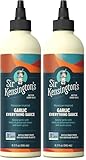 Sir Kensington's Everything Sauce Garlic Dressing Dip and Drizzle Keto Diet & Paleo Diet Certified Dairy Free Gluten Free Non- GMO Project Verified Shelf-Stable 8.3 oz (Pack of 2)