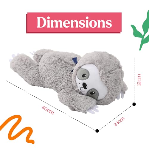 Image of Lilly's Love Heatable & Coolable Lavender Scented Weighted Stuffed Animal - Microwavable Heatable Pad for Kids & Adults - Machine Washable Plushie - Calming Stuffed Animal for Anxiety