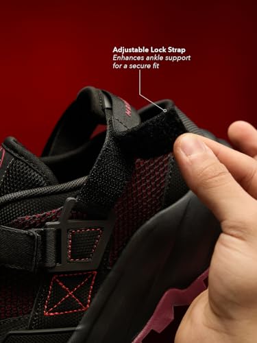 Image of The Souled Store Rovers: Men and Boys Low Top Streetwear Fashion Trainer Engineered Breathable Mesh Rugged Chunky Sole Velcro Strap Closure Lightweight Mules