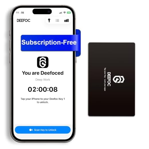 Phone App Blocker, Phone App Access Blocker, Subscription-Free Phone Lock | Improve Focus & Reduce Screen Time – for Work, Study, Family Time & Productivity,for iPhone iOS 16 and up