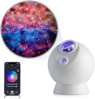 BlissLights Sky Lite Evolve - Star Projector, Galaxy Projector, LED Nebula Lighting, WiFi App, for Meditation, Relaxation, Gaming Room, Home Theater, and Bedroom Night Light Gift (Blue Stars)