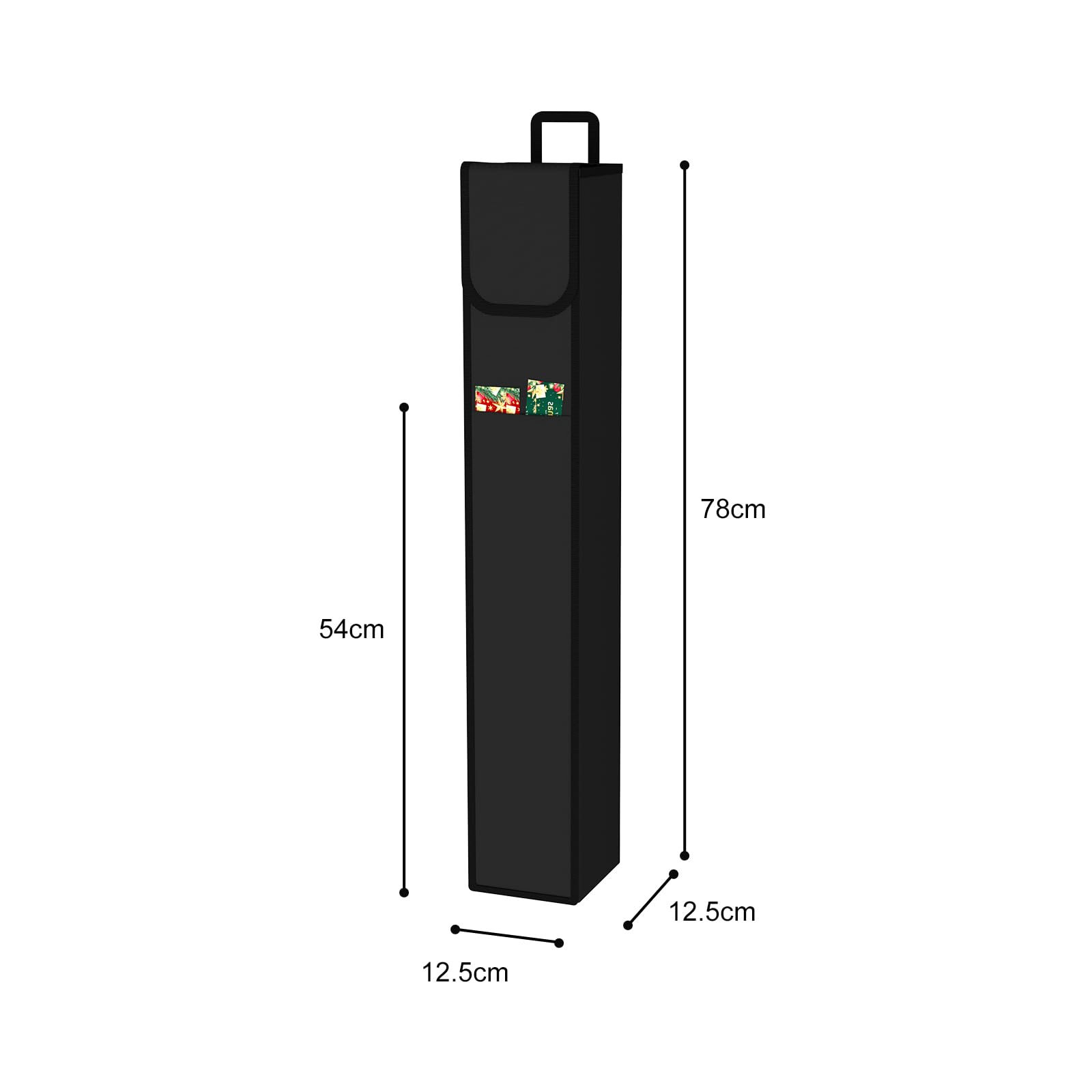 Sac De Rangement Pour Rouleaux Papier Cadeau – 104x36x16 Cm, Tissu Oxford 600D Imperméable – Avec Anses