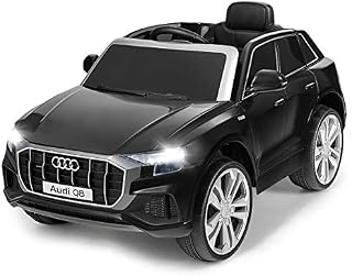 Costzon Ride on Car, Licensed Audi Q8, 12V Battery Powered Electric Vehicle w/2