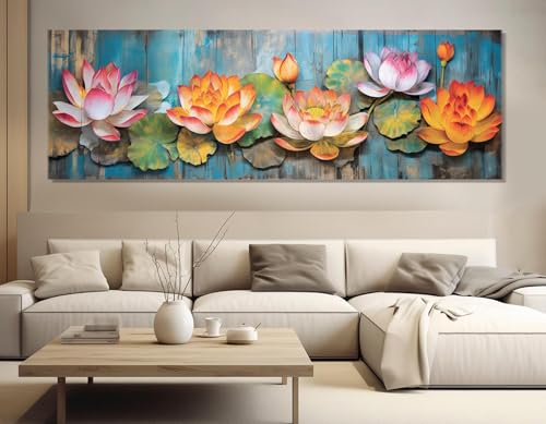 Peinture de fond fleurs de lotus XINBAO impression haut de gamme