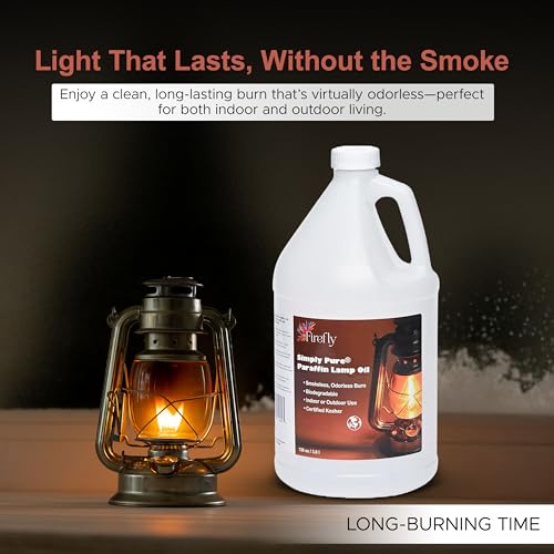 Image of Firefly - Liquid Paraffin Lamp Oil 1 Gallon - Smokeless, Kosher