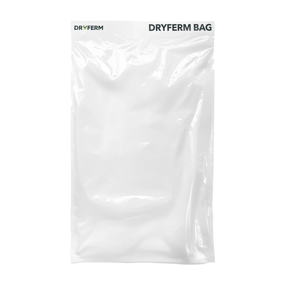 Dschinni DryFerm Curing Bags Lot de 3 sacs de séchage (30 x 50 cm) avec film Weedmaster – 55 % RLF pour herbes et fleurs, protection contre l'oxydation | Sacs étanches de qualité supérieure avec film de protection UV