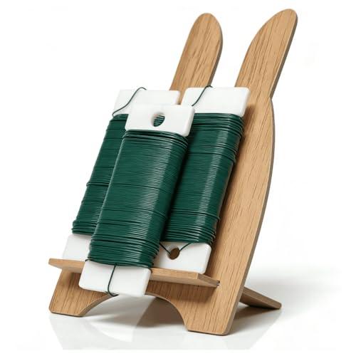 Fil floral vert calibre 22 anti-glisse pour réussir vos projets de jardin et couronnes