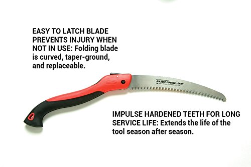 Corona Tools 8-Inch Razortooth Folding Saw | Pruning Saw Designed For Single-Hand Use | Curved Blade Hand Saw | Cuts Branches Up To 4" In Diameter | Rs 7255 #TOP7