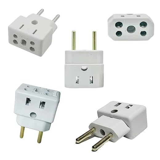 Kit 5 benjamin adaptador de tomada femea plug macho 3 pinos semi universal 20a amperes 10a Bivolt conector