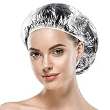 Disposable Shower Caps, Sopito 100 Pcs Plastic Waterproof Clear Shower Caps Bath Shower Hair Caps Women Spa,Home Use, Hotel and Hair Salon, Portable Travel