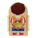 deco petite cagette bois Améliore la coordination œil-main et les compétences pratiques de la quotidienne avec cette planche à coiffer, conçue pour simuler des activités de fixation réelles pour les tout-petits en milieu préscolaire