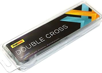 Generic Double Cross 1 X Stamper + 1 Heart Stamper Magic Tricks Magician Close up Illusions Gimmicks Mentalism Magic Props Stage Magic Magic Set Magic Kit, Small