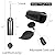 Unique Serenity Bell with Deep Resonance - Large Deep Tone Wind Chimes for Outside - Memorial Wind Chime for Outdoors - Amazing Grace Wind Bells with Mute Mode - Handcrafted Steel Wind Chimes - Black