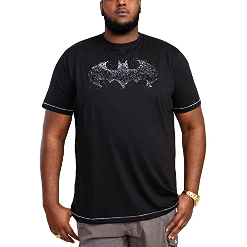 T-shirt homme noir imprimé Robin D555 idéal pour vos sorties décontractées