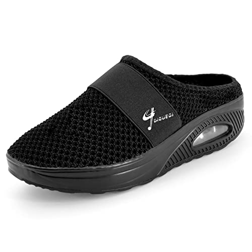 DIQUEQI Clogs Damen Luftkissen Slip-On - Orthopädische Diabetiker...