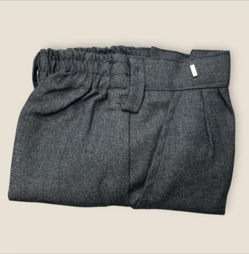 Image of School Uniform Trousers for Boys and Girls, Formal Regular-Fit School Pants, Comfortable, Durable Fabric for Daily School Wear.