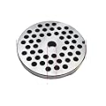 CINDTRGA Accessori for tritacarne da 32 Pollici, Lama in Acciaio Inox, Piastra di Uscita della Carne, Tipo 32 (Diametro Uscita Carne 8 mm)