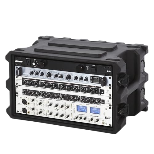 Gator Cases Pro Series Rotationsgeformtes 6U Rack-Gehäuse mit Flacher 13-Tiefe; (G-PRO-6U-13), Schwarz