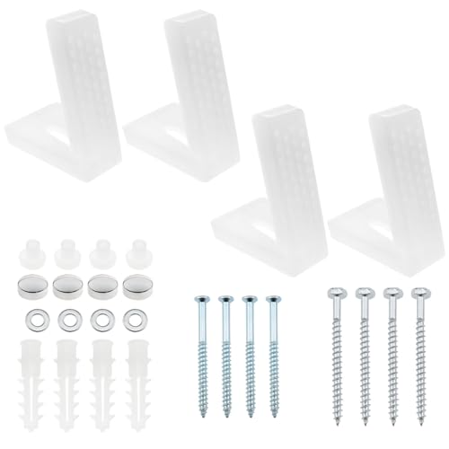 Kit de rechange pour siège de toilette avec vis et rondelles pour bidet AYLIFU 2 pièces